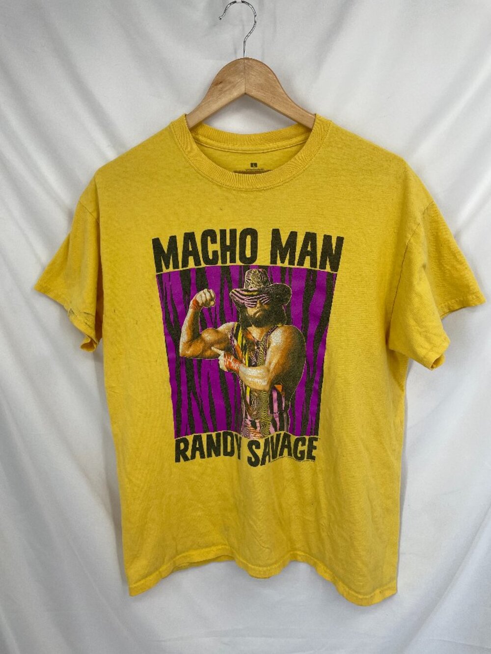 Vintage 1990s Macho Man Randy Savage Wrestling T-Shirt